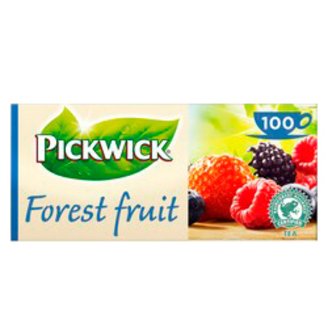 Thee Pickwick forest fruit 100x1.5gr met envelop afbeelding