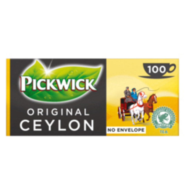 Thee Pickwick ceylon 100x2gr zonder envelop afbeelding