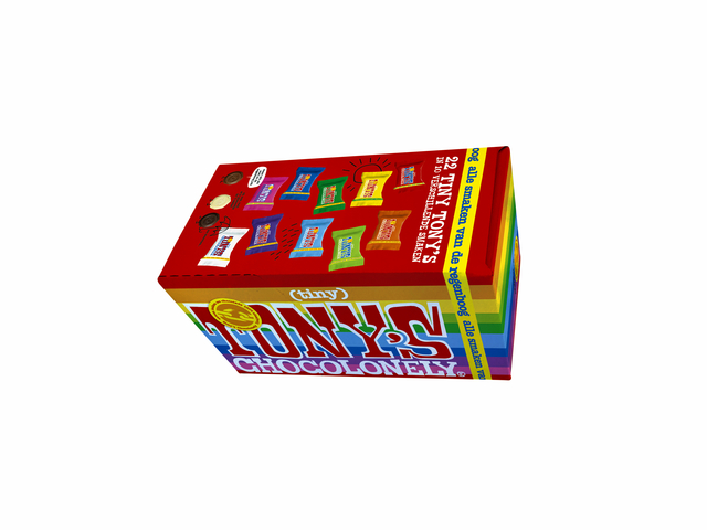 Chocolade Tony&apos;s Chocolonely tiny mix doos 200gr afbeelding