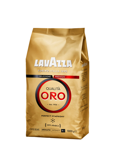 Koffie Lavazza bonen Qualita Oro 1000gr afbeelding