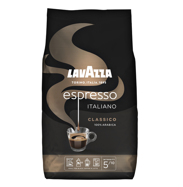 Koffie Lavazza Caffè espresso bonen black 1000gr afbeelding