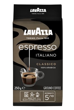 Koffie Lavazza gemalen Caffè Espresso 250gr