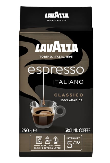 Koffie Lavazza gemalen Caffè Espresso 250gr afbeelding