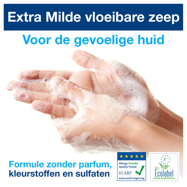 Handzeep Tork S1 Premium vloeibaar 1000ml gevoelige huid 420701 — Foto 2 van 2