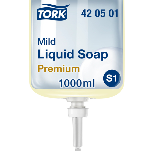 Handzeep Tork S1 Premium vloeibaar 1000ml mild 420501 afbeelding