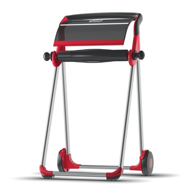 Poetspapierdispenser Tork W1 Performance vloerstandaard rood 652008 afbeelding