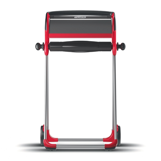 Poetspapierdispenser Tork W1 Performance vloerstandaard rood 652008 — Foto 2 van 2