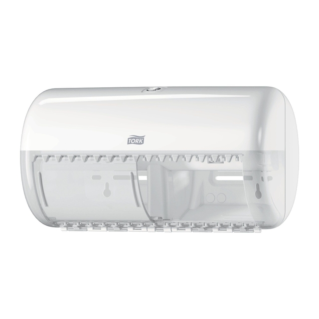 Toiletpapierdispenser Tork T4 Elevation duo wit 557000 afbeelding 1