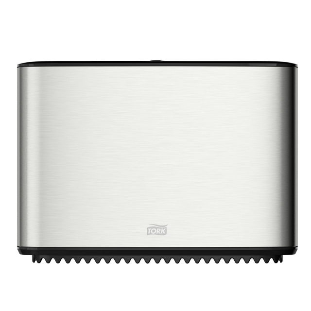 Toiletpapierdispenser Tork Image Lijn Mini jumborol T2 Image-Gesloten- rvs 460006 afbeelding