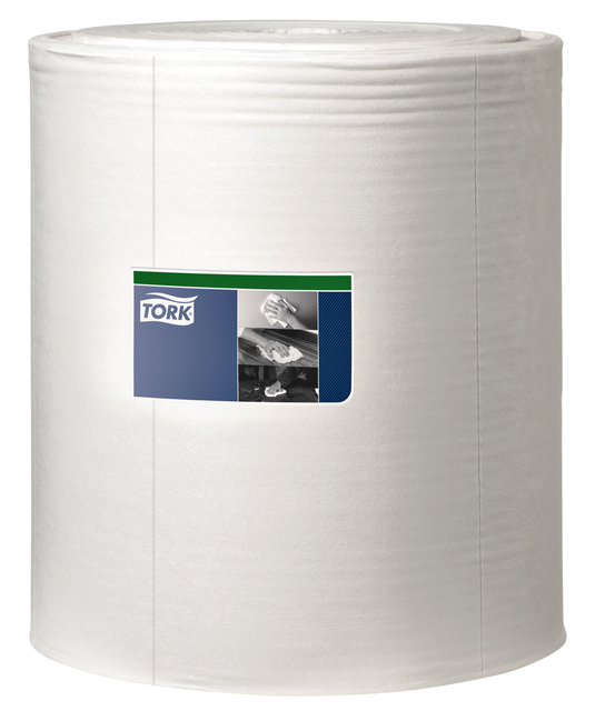 Reinigingsdoek Tork W1 Premium 1-laags 380m wit 510104 — Foto 2 van 2