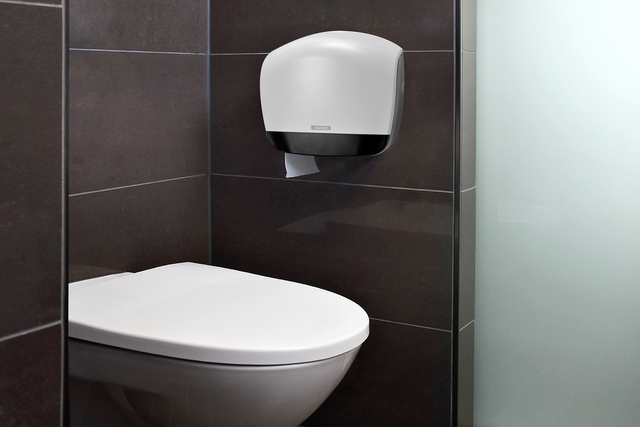 Toiletpapierdispenser Katrin Gigant L jumbo groot wit 90083 afbeelding