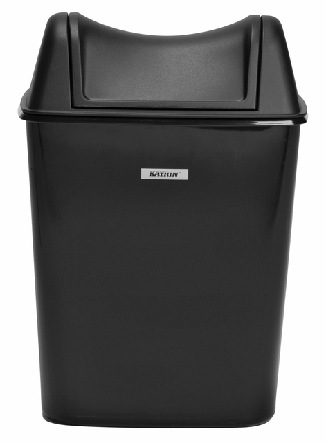 Dameshygiënebak Katrin 8 liter zwart 92223 afbeelding