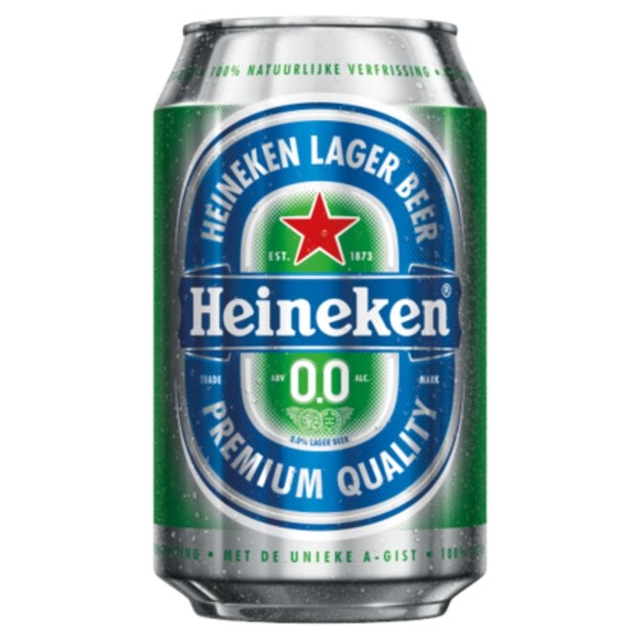Bier Heineken 0.0% blik 330ml afbeelding
