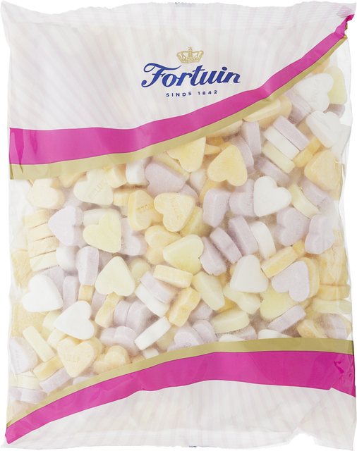 Snoep Fortuin vruchtenhartjes 1kg afbeelding