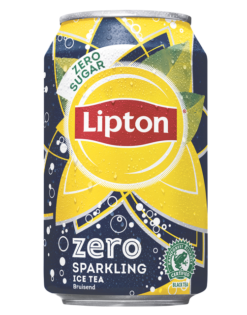 Frisdrank Lipton Ice Tea sparkling zero blik 330ml — Foto 2 van 2