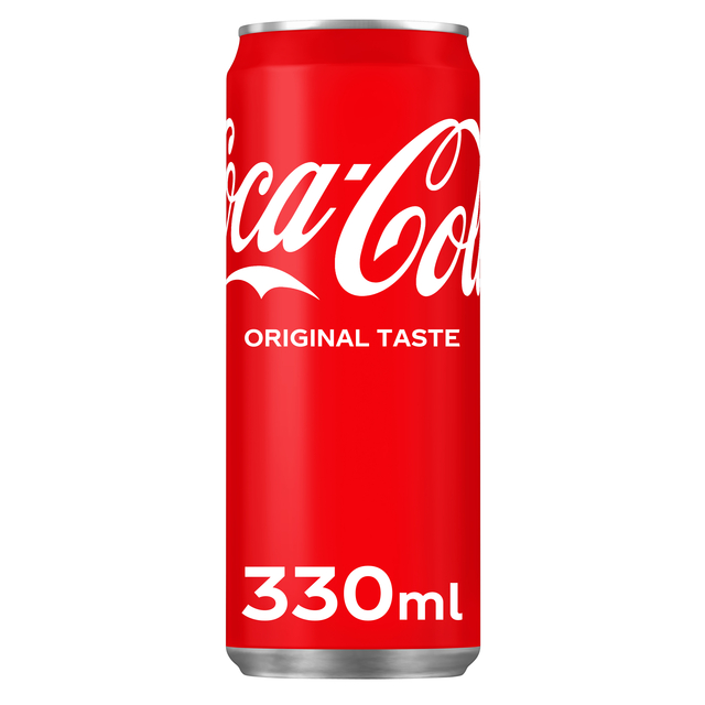 Frisdrank Coca Cola Regular blik 330ml afbeelding