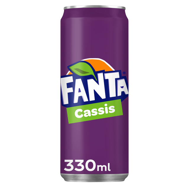 Frisdrank Fanta cassis blik 330ml afbeelding