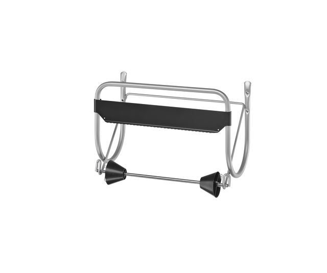 Poetspapierdispenser Satino CR1 muurstandaard zilver 332380 afbeelding