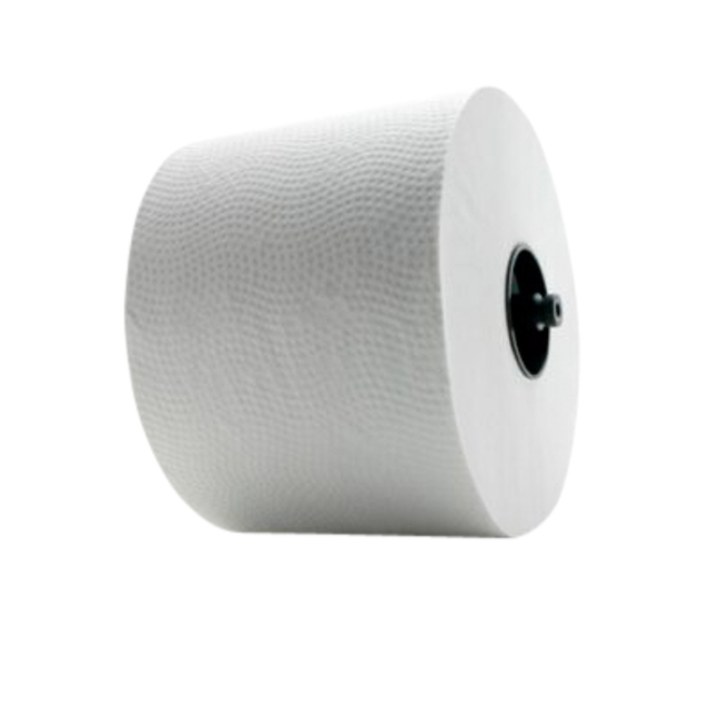 Toiletpapier BlackSatino Original ST10 systeemrol 2-laags 712vel wit 313830 afbeelding