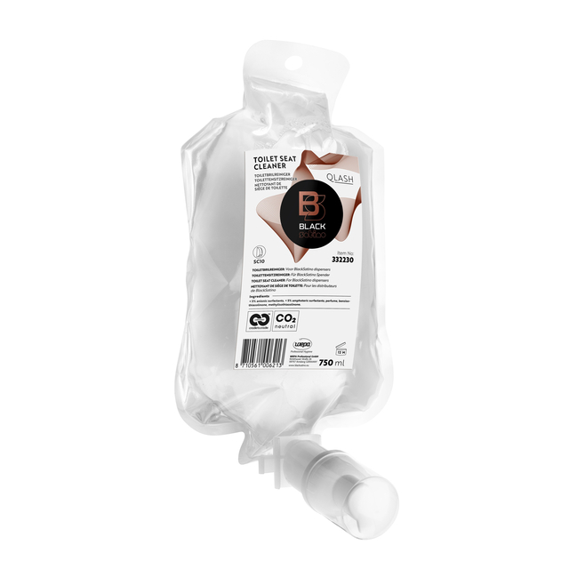 Toiletbrilreiniger BlackSatino SC10 750ml Qlash 332230 afbeelding