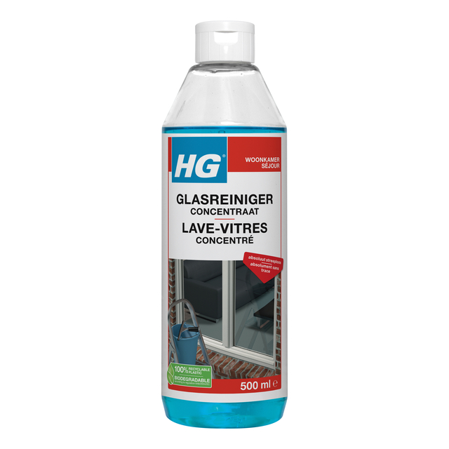 Glasreiniger HG glazenwasser flacon 500ml afbeelding