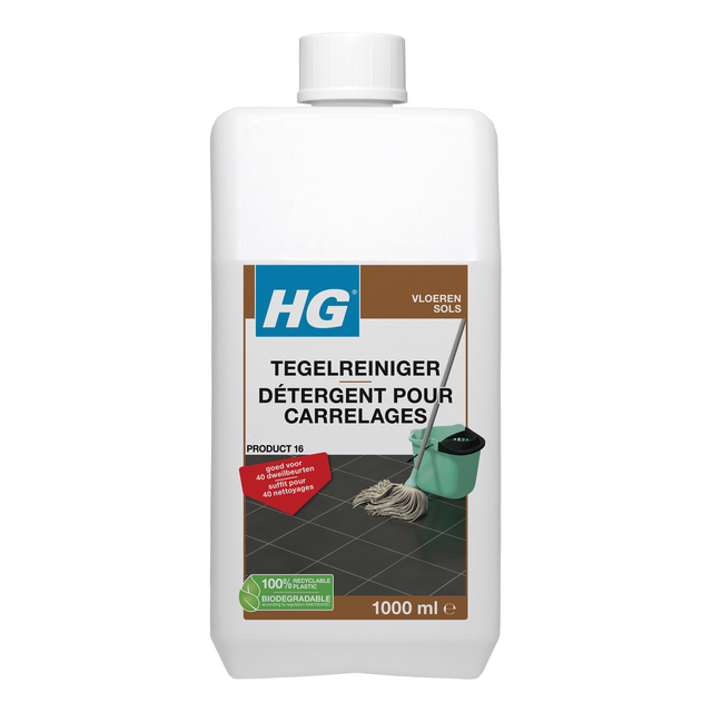 Vloerreiniger HG voor tegelvloeren 1l afbeelding