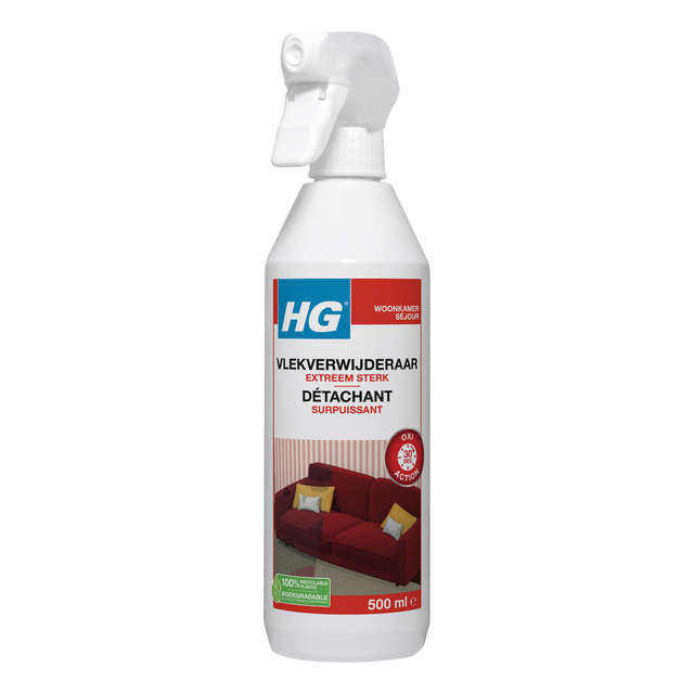 Vlekkenreiniger HG extra sterk spray 500ml afbeelding