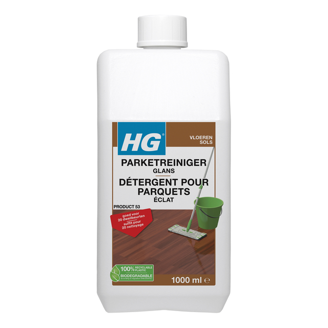 Vloerreiniger HG voor parketvloeren 1 liter afbeelding