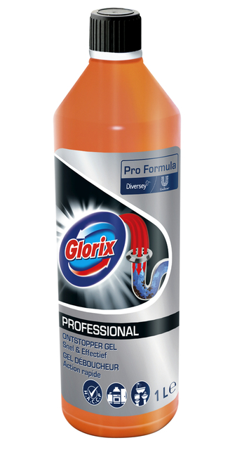 Afvoerontstopper Glorix Professional gel 1 liter afbeelding