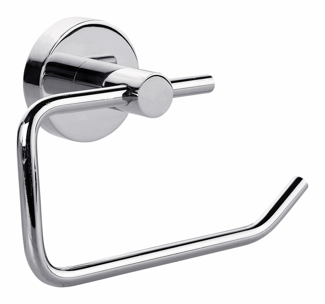 Toiletrolhouder tesa® Smooz hoogglans verchroomd metaal zelfklevend afbeelding