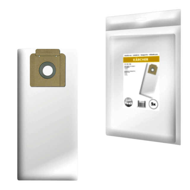 Stofzuigerzak Cleaninq Karcher T7/T9/T10 3D SMS 5 stuks afbeelding