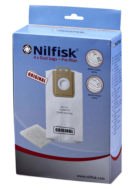Stofzuigerzak Nilfisk Select 4 stuks afbeelding
