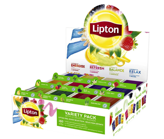 Thee Lipton assortimentsbox 12x15stuks afbeelding