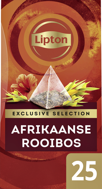Thee Lipton Exclusive Afrikaanse rooibos 25x2gr afbeelding