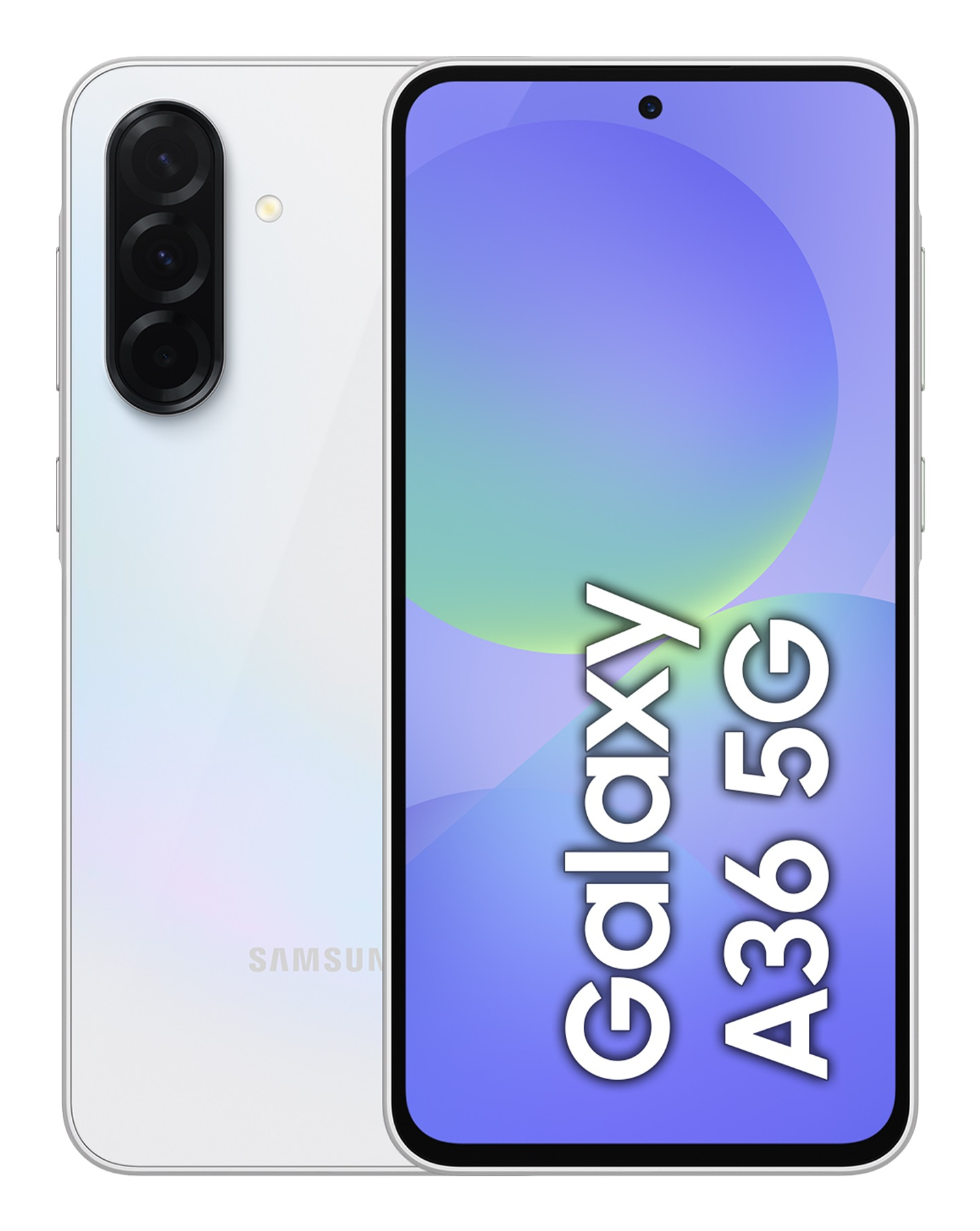 Samsung SM-A366B/DS 17 cm (6.7") Dual SIM Android 15 5G USB Type-C 6 GB 256 GB 5000 mAh Wit afbeelding
