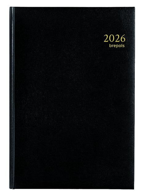 Agenda 2026 Brepols Minister Lima 1dag/1pagina zwart afbeelding