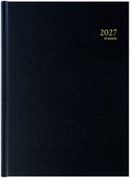 Agenda 2027 Brepols Bremax Santex A4 1dag/2pagina's 8 kolommen zwart