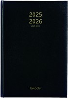 Agenda 2026-2027 Brepols Bretime Lima 16maanden 7dagen/2pagina's zwart