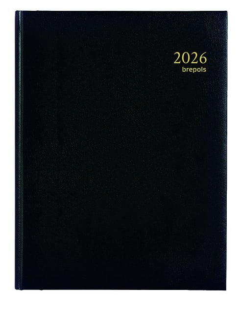 Agenda 2026 Brepols Ambassador Lima 1dag/1pagina zwart afbeelding