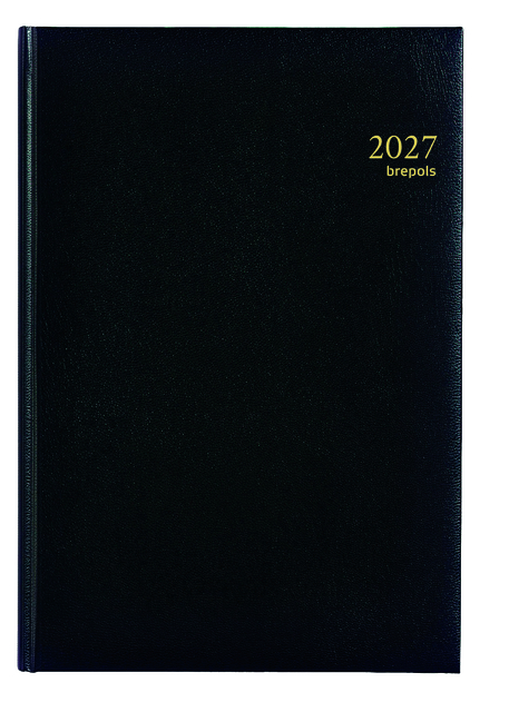 Agenda 2027 Brepols Omega Lima 7dag/2pagina's zwart