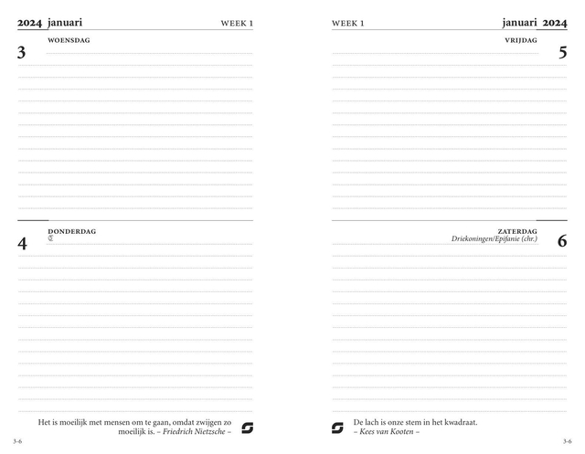 Agendavulling 2027 Succes Mini 4dagen/2pagina's — Foto 2 van 2
