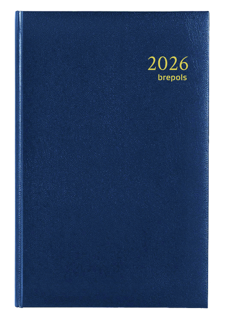 Agenda 2026 Brepols Saturnus Lima 7dagen/2pagina&apos;s blauw afbeelding