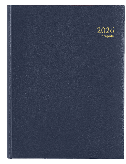 Agenda 2026 Brepols Timing Lima 7dagen/2pagina&apos;s blauw afbeelding