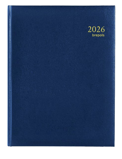 Agenda 2026 Brepols Ambassador Lima 1dag/1pagina blauw afbeelding