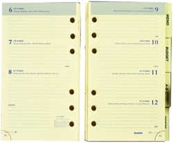 Agendavulling 2027 Brepols Brefax 17 7dagen/2pagina's