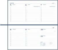 Agenda 2026 Ryam Memoplan 7 Mundior 7dagen/2pagina's landscape zwart-2