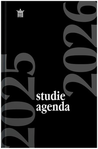 Schoolagenda 2025-2026 Ryam Studie 7dagen/2pagina's zwart