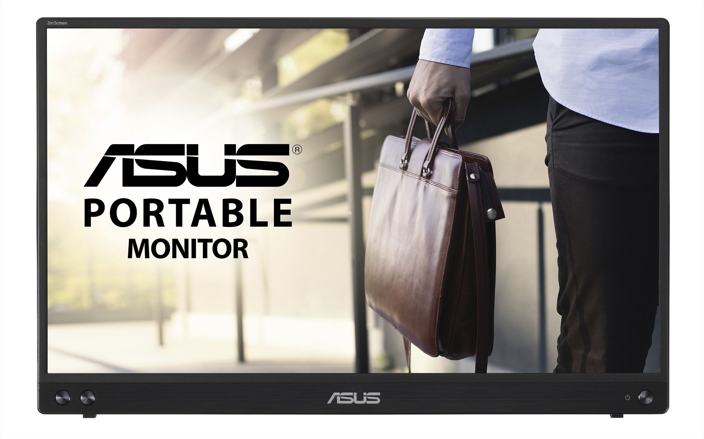 ASUS MB16ACV computer monitor 39,6 cm (15.6") 1920 x 1080 Pixels Full HD LED Zwart afbeelding