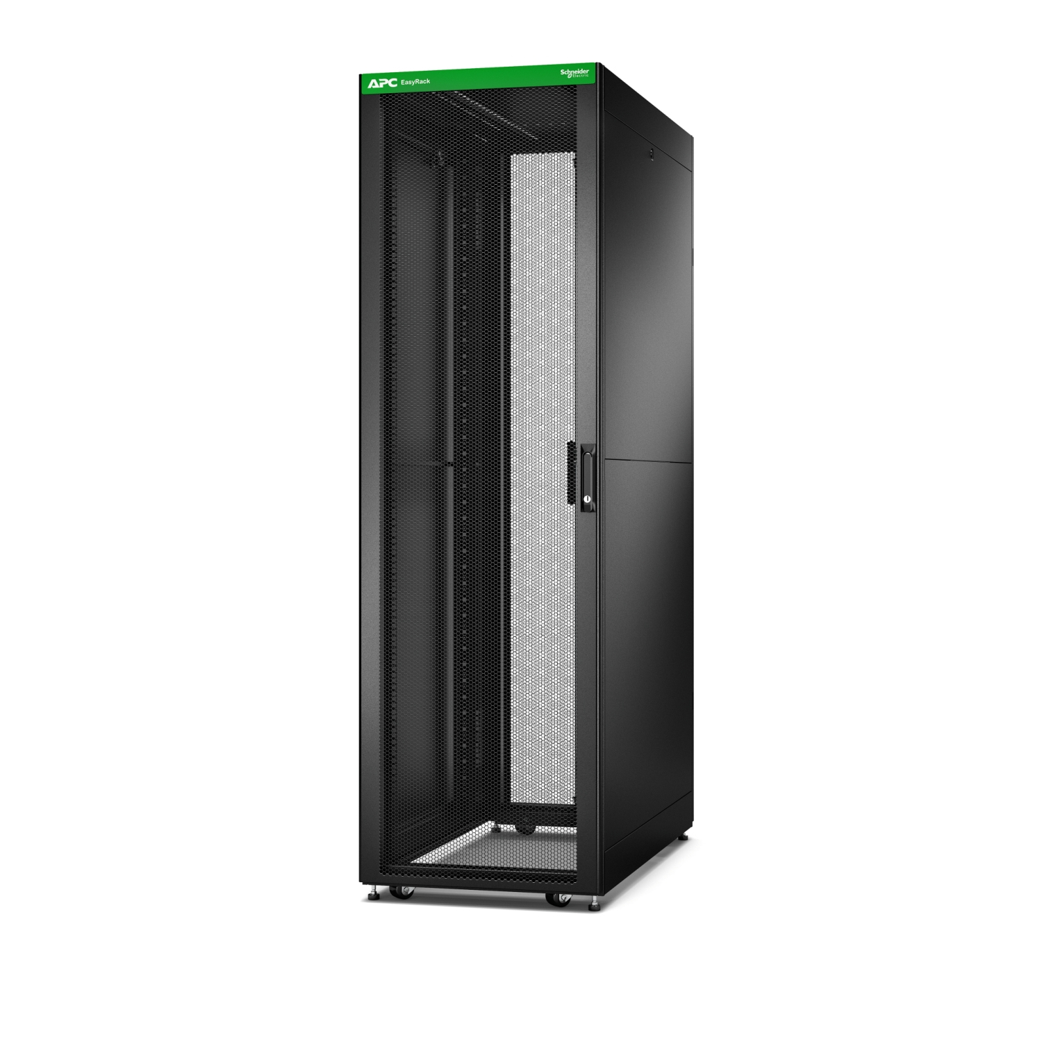 APC NetShelter Easy ER6212 - 42U/HE, 600mm(b) x 1100mm(d) 19" IT rack, met zijpanelen afbeelding