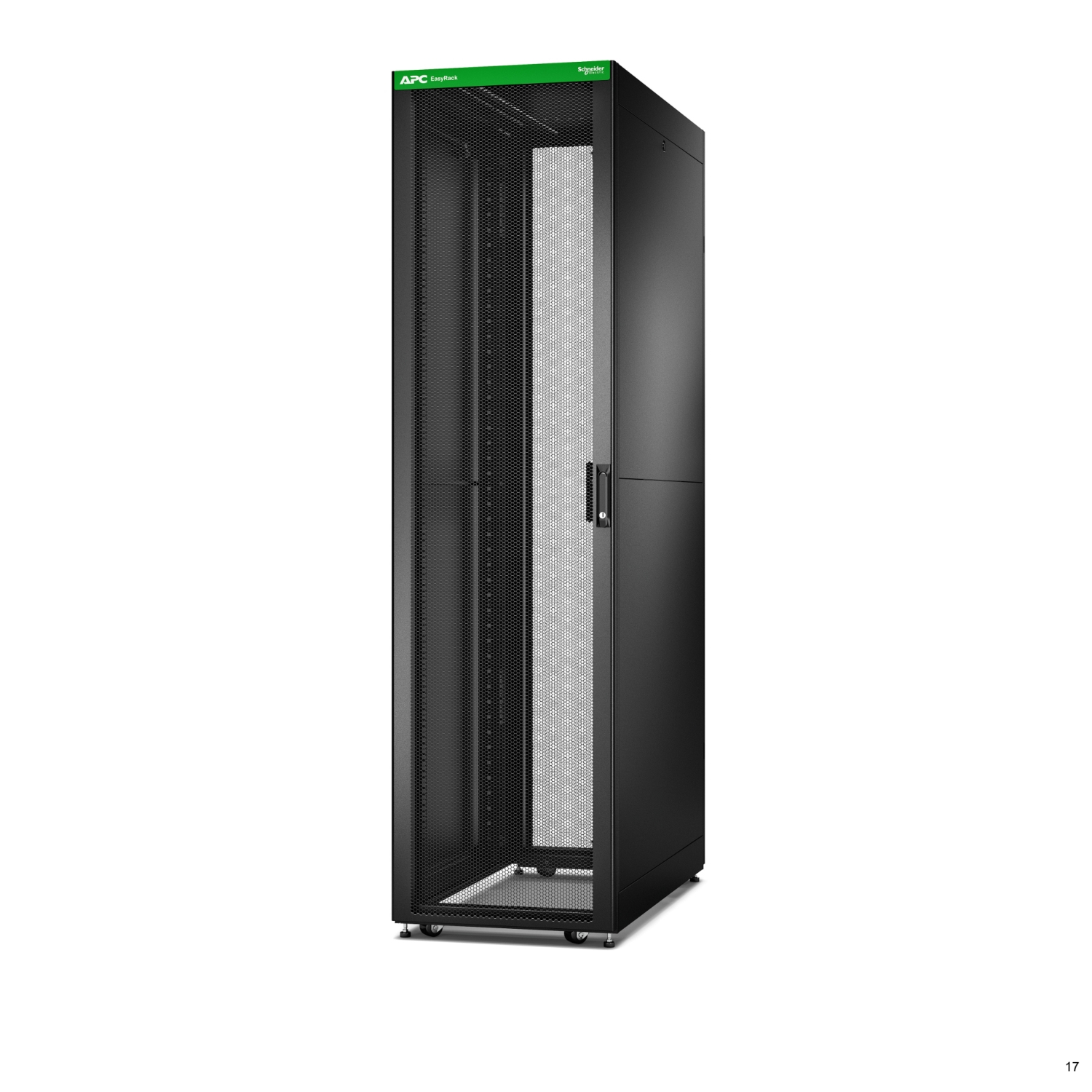 APC NetShelter Easy ER6822 - 48U/HE, 600mm(b) x 1200mm(d) 19" IT rack, met zijpanelen afbeelding